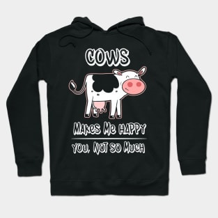 Cow Farming Introvert Saying Hoodie